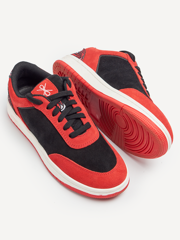 Kali Lifestyles: Red Suede with Red KK (Subtle)
