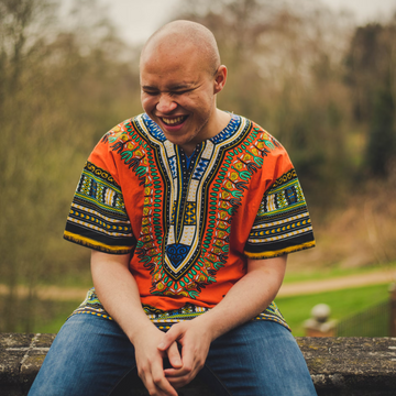 Orange Dashiki shirt | African Shirt