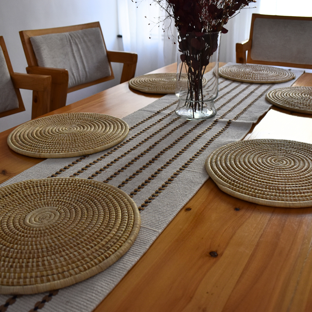 Natural Plain Hand Woven Mats