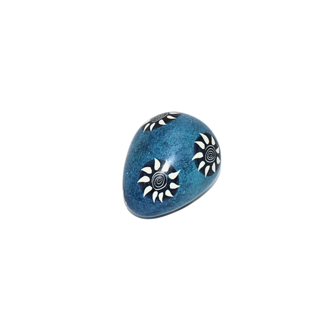 Handcrafted Soapstone Easter Eggs – Set of 3