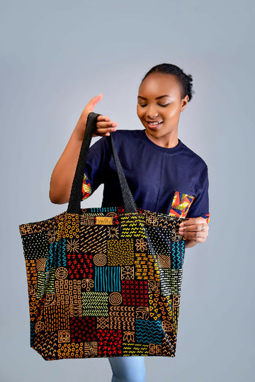 Multicoloured African Bag