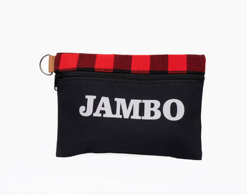 Jambo Zipper Pouch Canvas