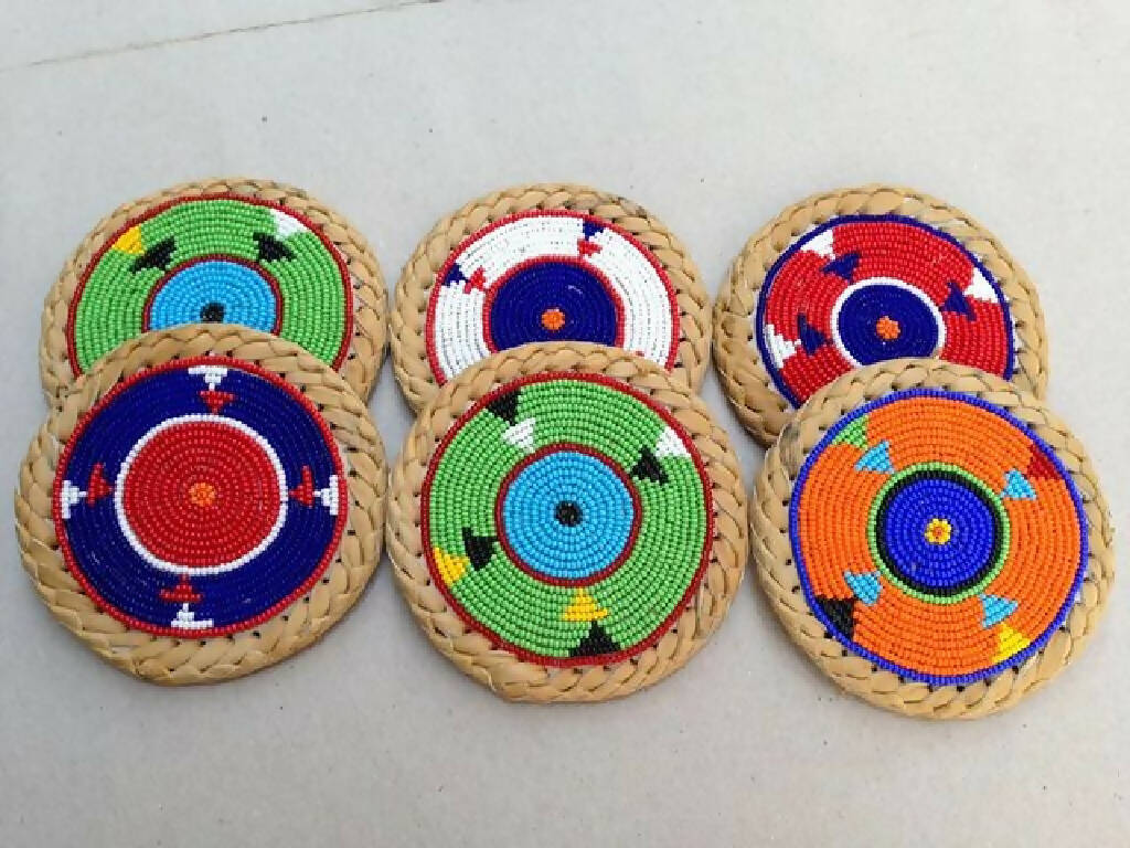 Intricate half beaded Coaster | Mat | Classic