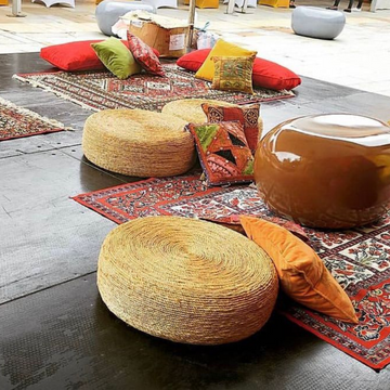 Outdoor Round Pouffe | Picnics