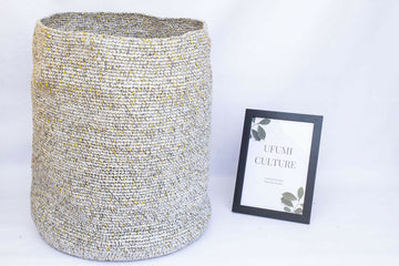 Recycled Plastic Paper Laundey basket. 1