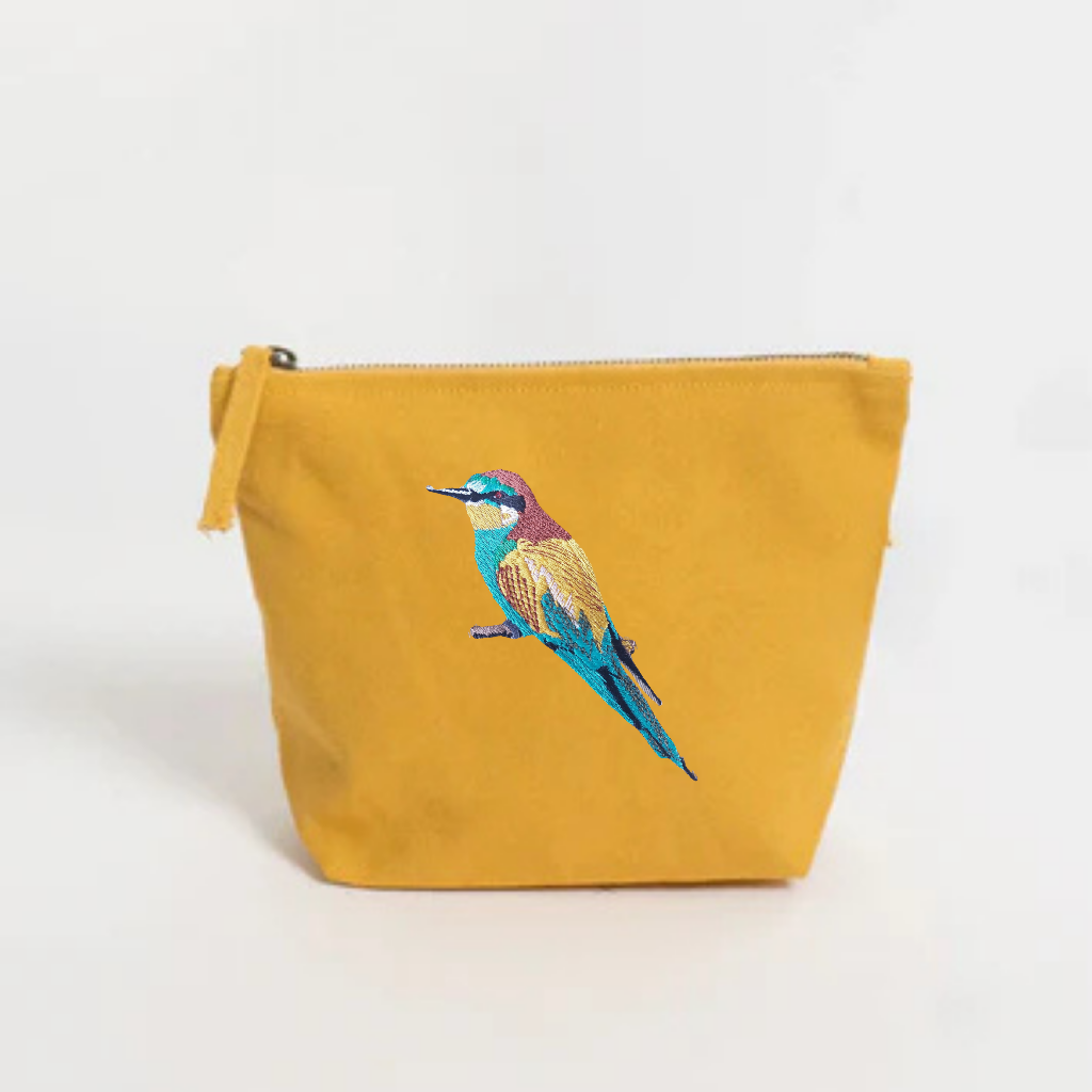 Bird lover make up pouch