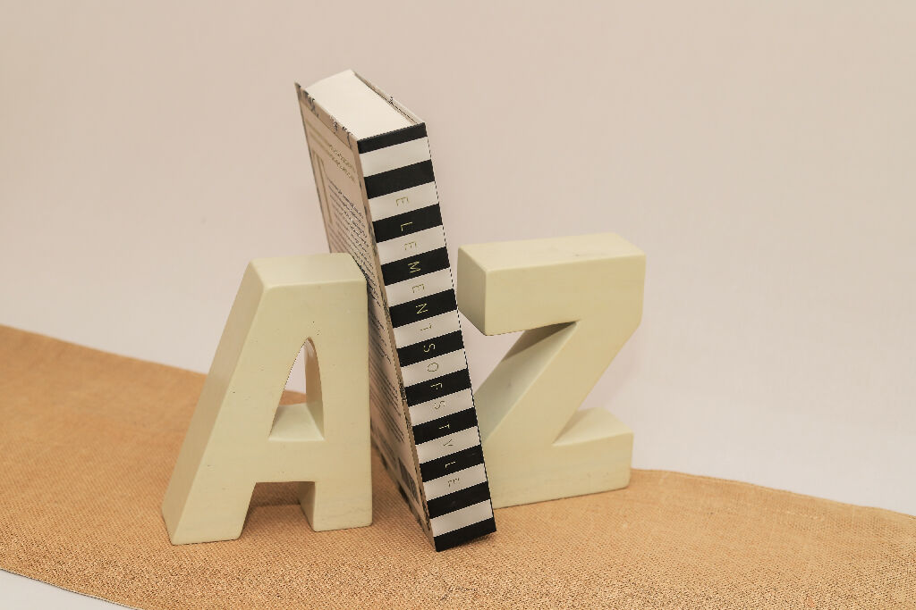 Alphabet Bookend