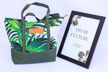 Tropical Green Tote Handbag