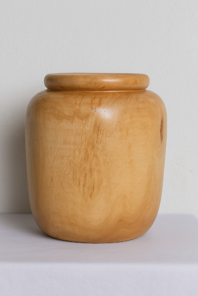 MILA WOODEN VASE1
