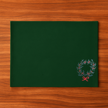 Christmas Table Mats- Wreath Motif