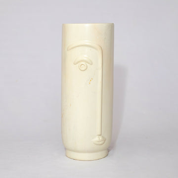 Cute face vase