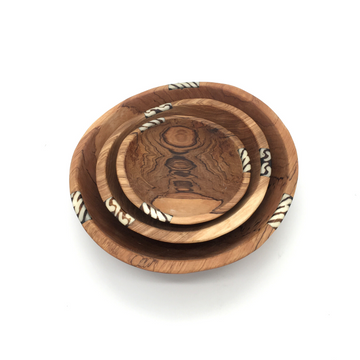 Wooden Kitchen Bowl Set