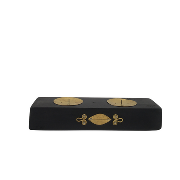 Artisan curated 2 candle stand.