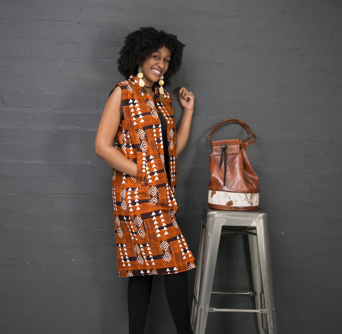 African Ankara Kimono