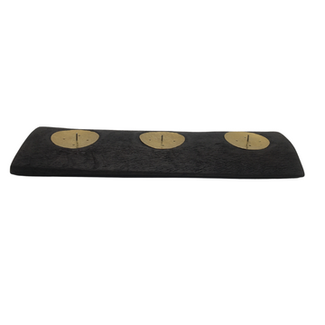 Artisan curated 3 candle stand