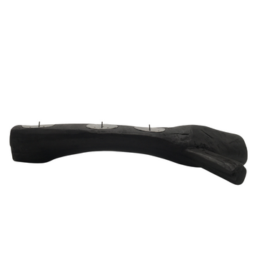 Log-like 3 candle stand