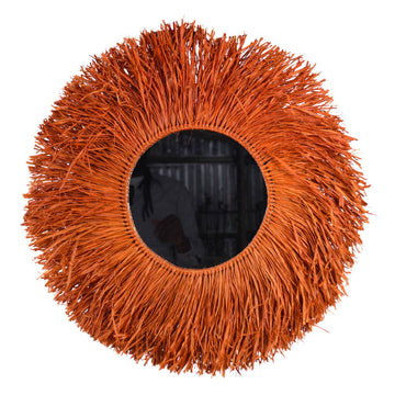 Decorative Wall Mirrors | Raffia wall decor
