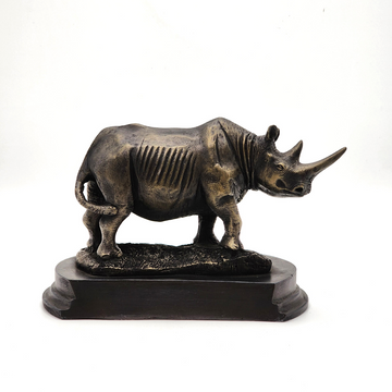 Rhino Bronze Sculpture
