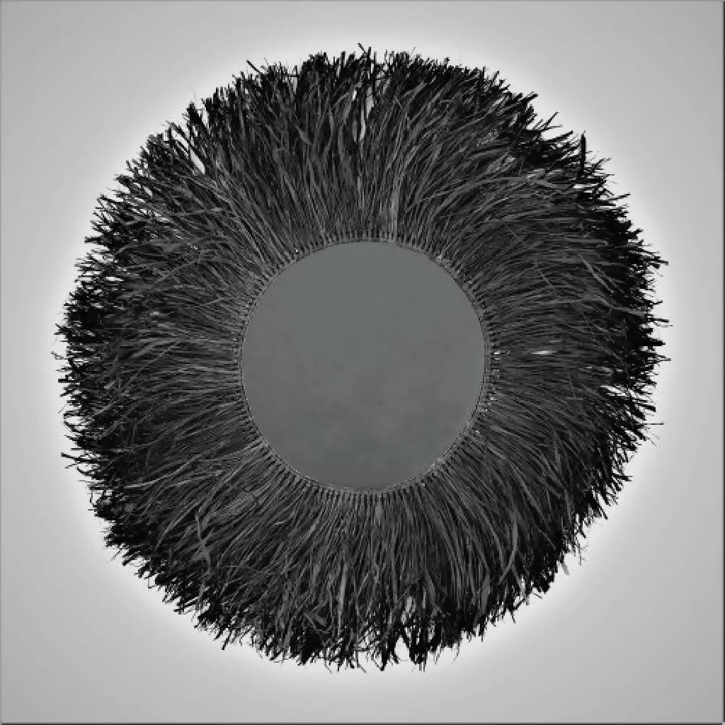 Decorative Wall Mirrors | Raffia wall decor