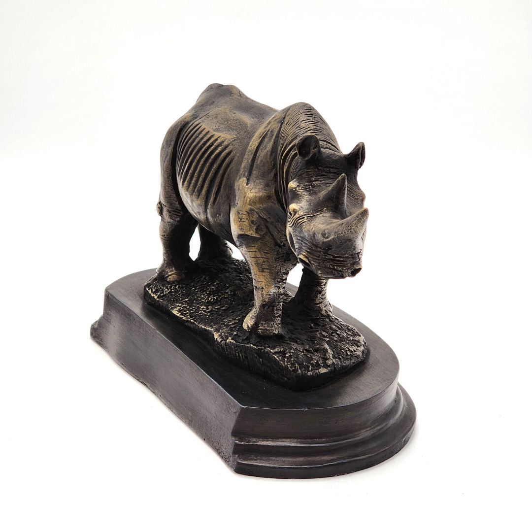 Rhino Bronze Sculpture