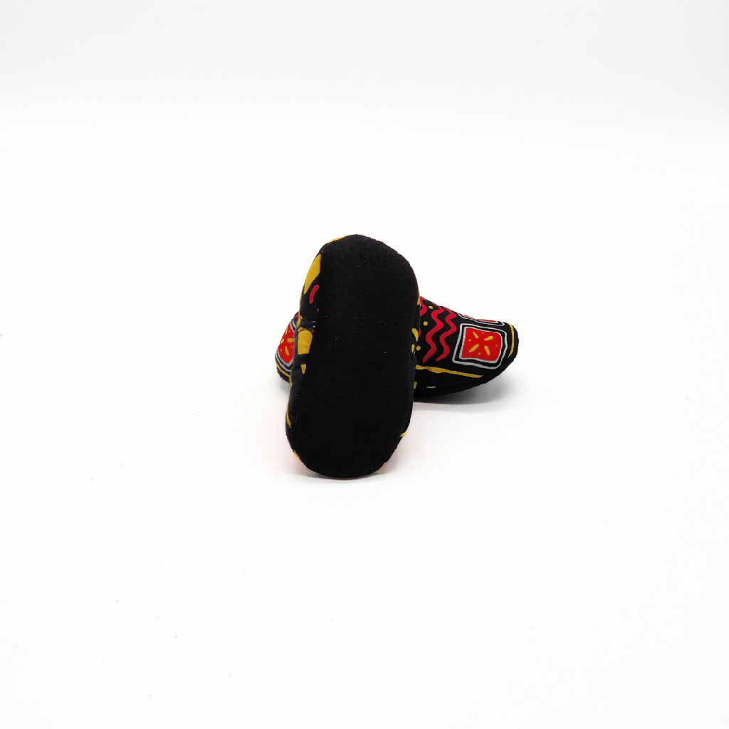 Tribal Black Baby Shoes