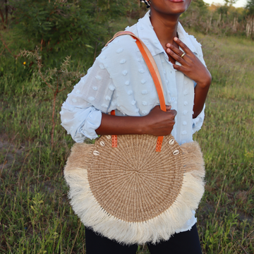 Vata Boho Handbag | Handwoven Sisal handbag