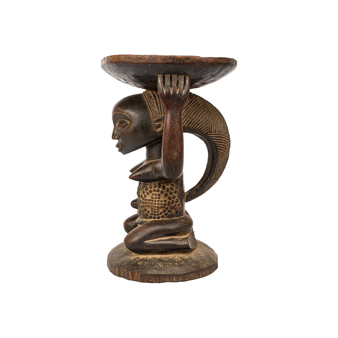 Hemba luba stool - Authentic African handicrafts | Clothing, bags, painting, toys & more - CULTURE HUB by Muthoni Unchained