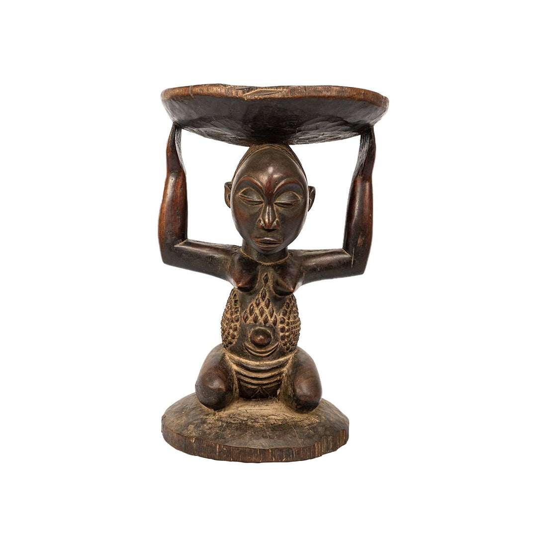 Hemba luba stool - Authentic African handicrafts | Clothing, bags, painting, toys & more - CULTURE HUB by Muthoni Unchained