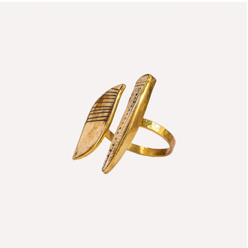 luxurious Brass and stone African Bangle - Authentic African handicrafts | Clothing, bags, painting, toys & more - CULTURE HUB by Muthoni Unchained