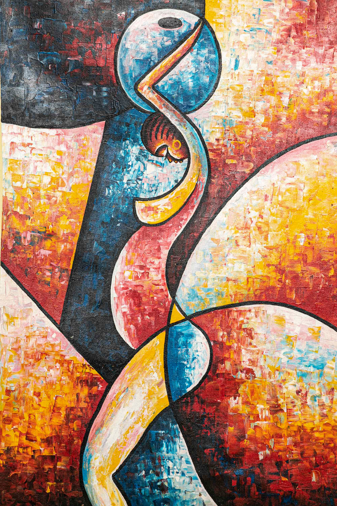 Abstract painting - Authentic African handicrafts | Clothing, bags, painting, toys & more - CULTURE HUB by Muthoni Unchained