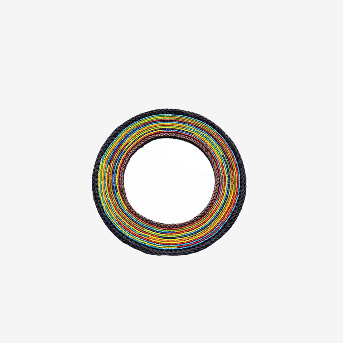 Rainbow Beaded mirror - CULTURE HUB by Muthoni Unchained