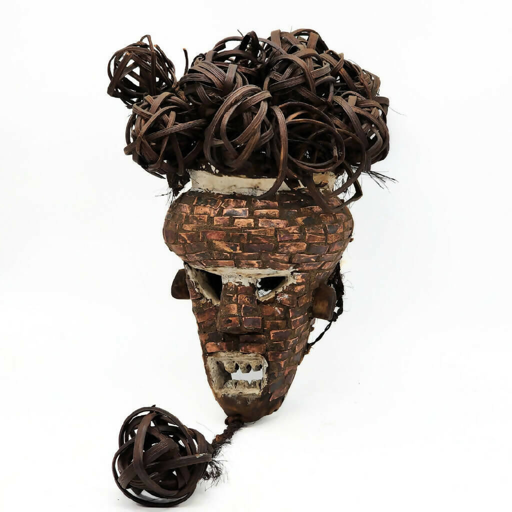 Copper Sarampaso Traditional Mask