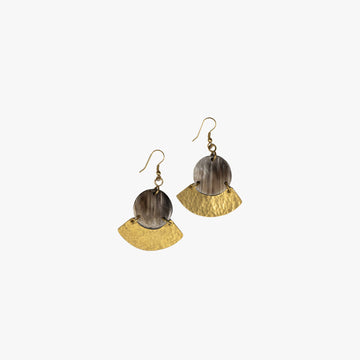 African Earrings|African Recycled Bone Earrings - Mawu Africa