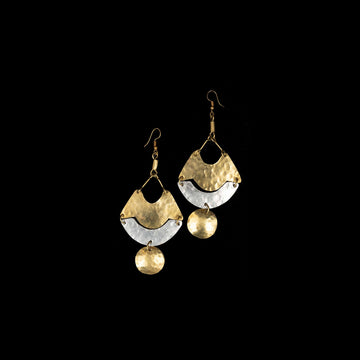 Take me out Brass& Aluminum African Earrings - Authentic African handicrafts | Clothing, bags, painting, toys & more - CULTURE HUB by Muthoni Unchained