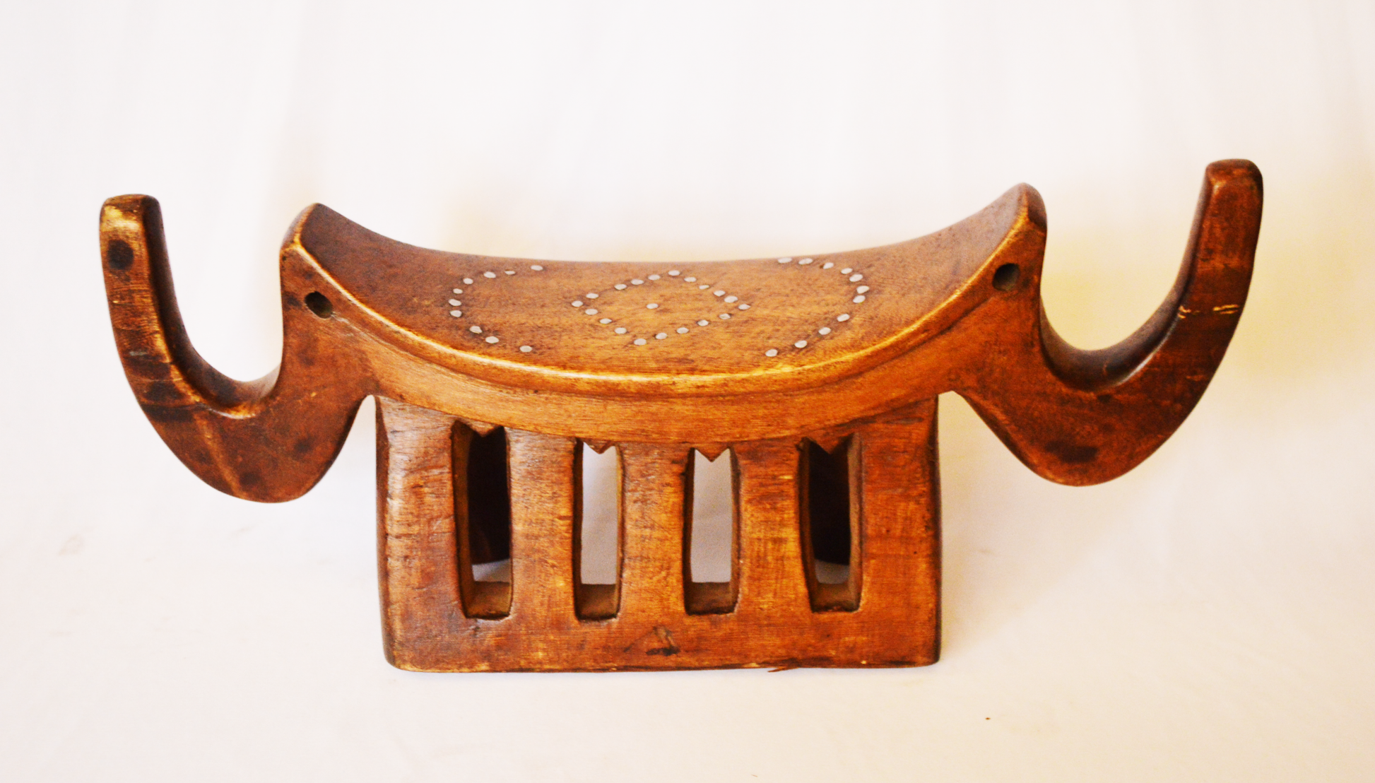Dinka 2 headed elephants headrest - Authentic African handicrafts | Clothing, bags, painting, toys & more - CULTURE HUB by Muthoni Unchained