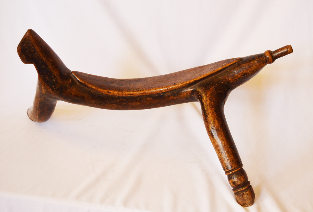 Toposa 3 legged headrest - Authentic African handicrafts | Clothing, bags, painting, toys & more - CULTURE HUB by Muthoni Unchained