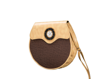 Leather beaded sling bag | Beaded detail