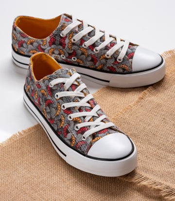 Mwangaza Canvas | African Print Shoe