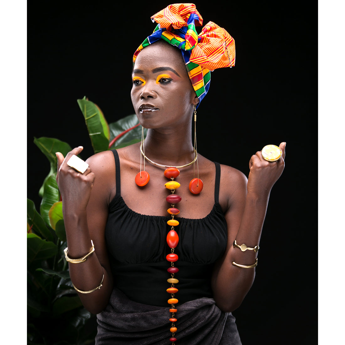 Minimalistic Brass African Bangle - Authentic African handicrafts | Clothing, bags, painting, toys & more - CULTURE HUB by Muthoni Unchained