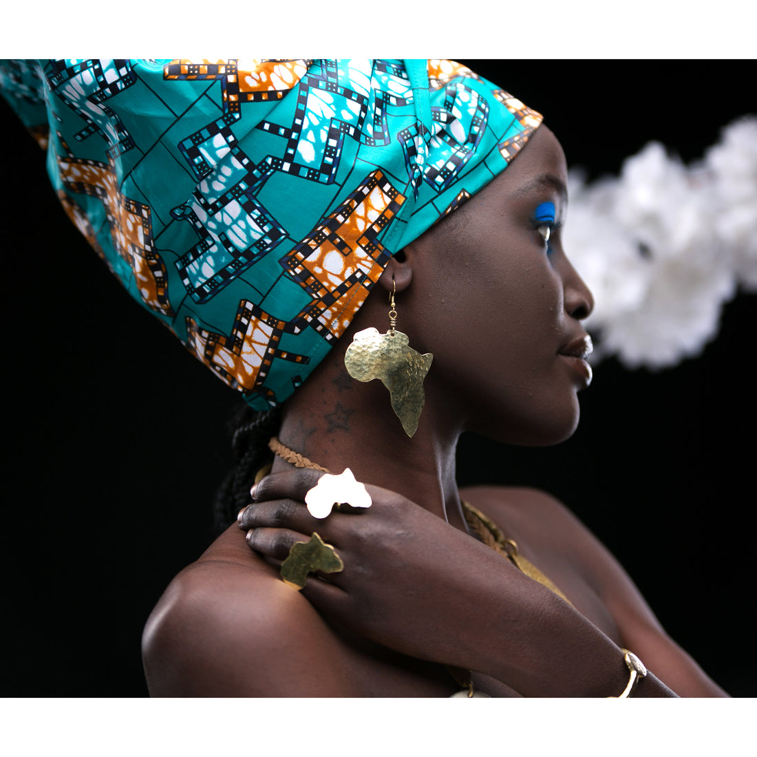 Mama Africa Brass African Earrings - Authentic African handicrafts | Clothing, bags, painting, toys & more - CULTURE HUB by Muthoni Unchained