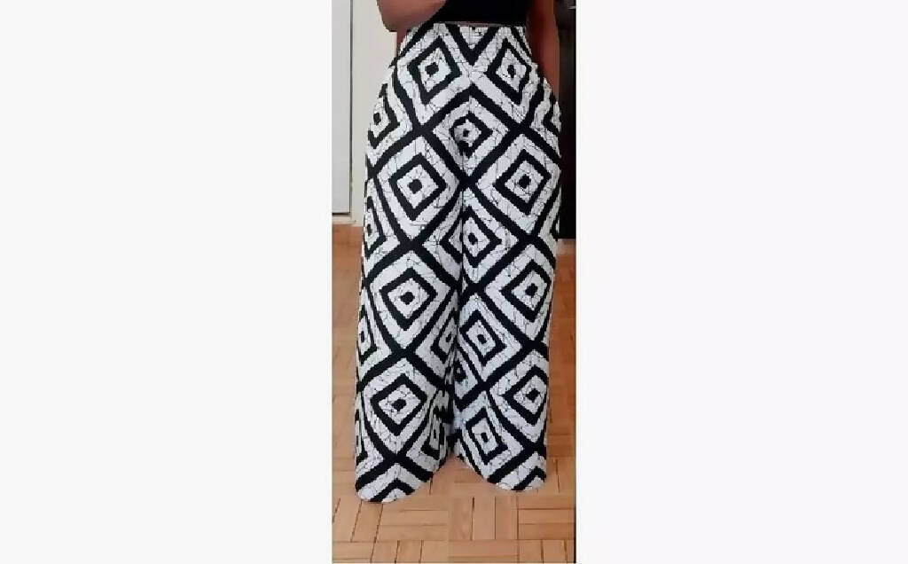 Mraba Ankara Pallazo pants