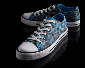 Samawati Canvas | African Print Shoe