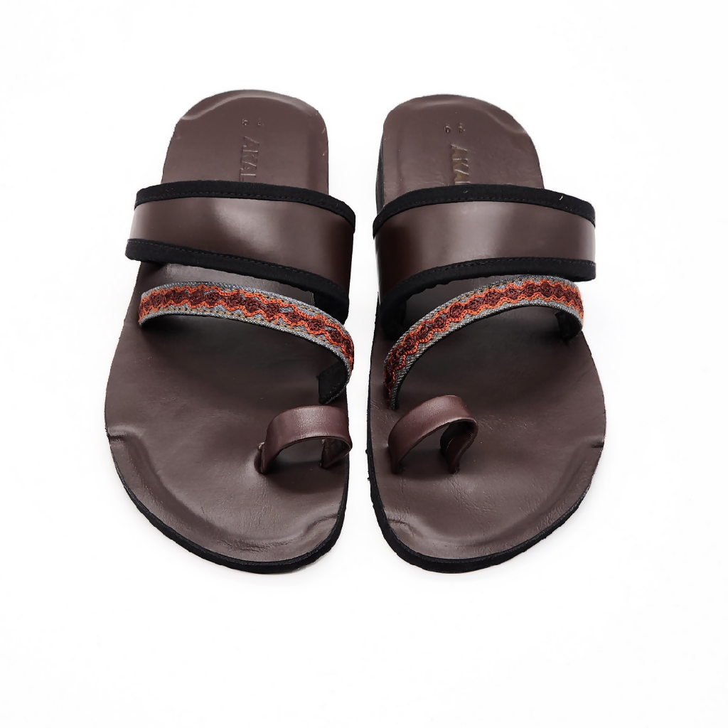 Trago Slip on | Wedged sole Sandal | Women Leather Sandals