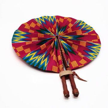 Red Kitenge Fans|African Fans