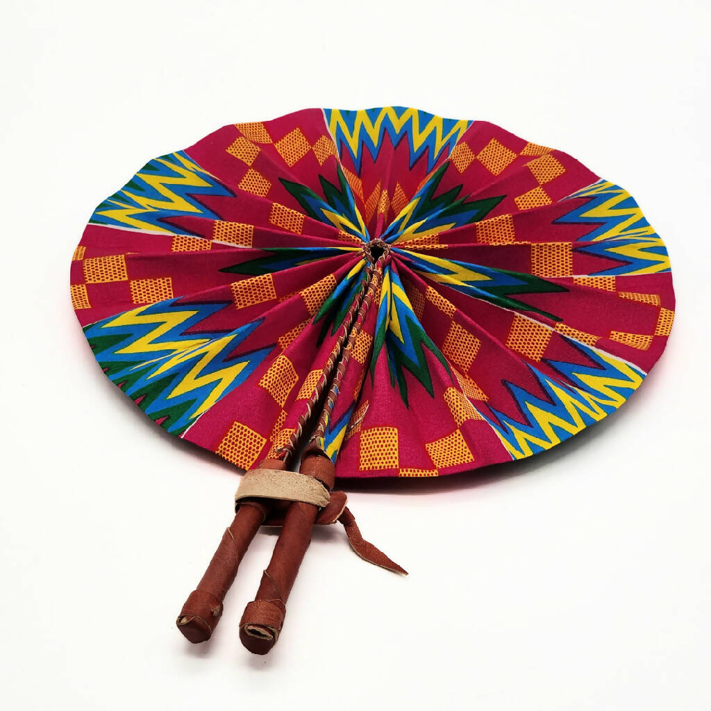 Red Kitenge Fans|African Fans