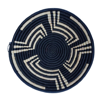 12inch Spiral Raffia Handwoven Bowl