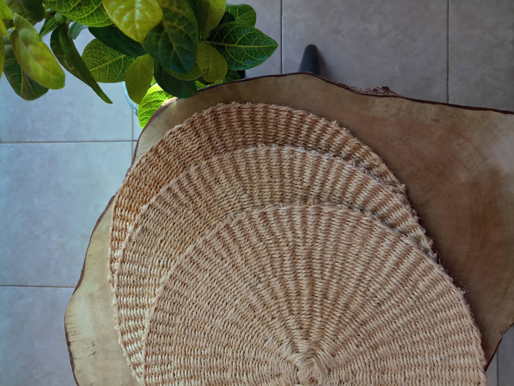 Sisal Placement mats - Authentic African handicrafts | Clothing, bags, painting, toys & more - CULTURE HUB by Muthoni Unchained
