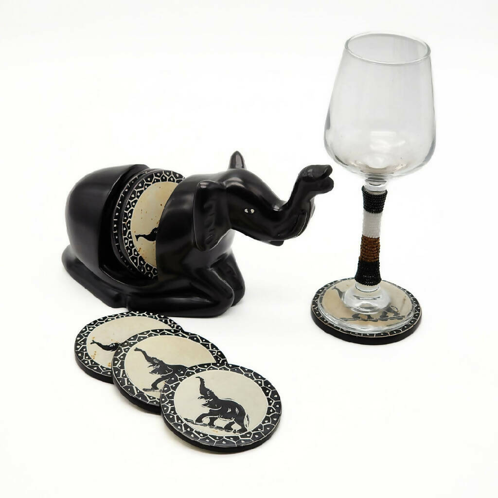 African Elephant Coasters| Soapstone Coasters