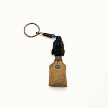 African Wooden Keyholder