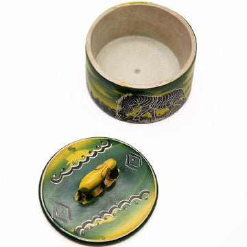 African Zebra Sugar Dish